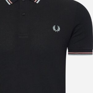 Fred Perry Twin tipped fred perry shirt - black crlhet slvbl
