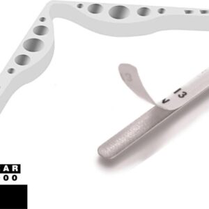 GEAR3000® anti condens set voor brildrager - Neuspad 3D + 15 neusbeugels ZONDER mondkapje wit