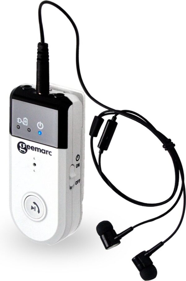 GEEMARC iBT10 Bluetooth versterkte HEADSET - voor slechthorenden - koppeling aan GSM/TV/tablet/computer/draadloze telefoon