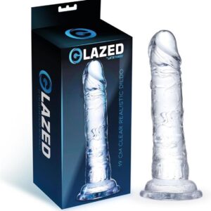 GLAZED - Realistic Dildo Crystal Material 19 Cm