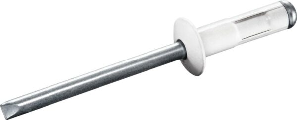 GOEBEL® - 250 x Gelakte Multi-Grip blindklinknagels (Ø x L) 4,8 x 30 mm - Alu Aluminium AlMG 2,5 / Staal verzinkt - Vlakke kop - RAINBOW MULTI - 7901048303 - Popnagel