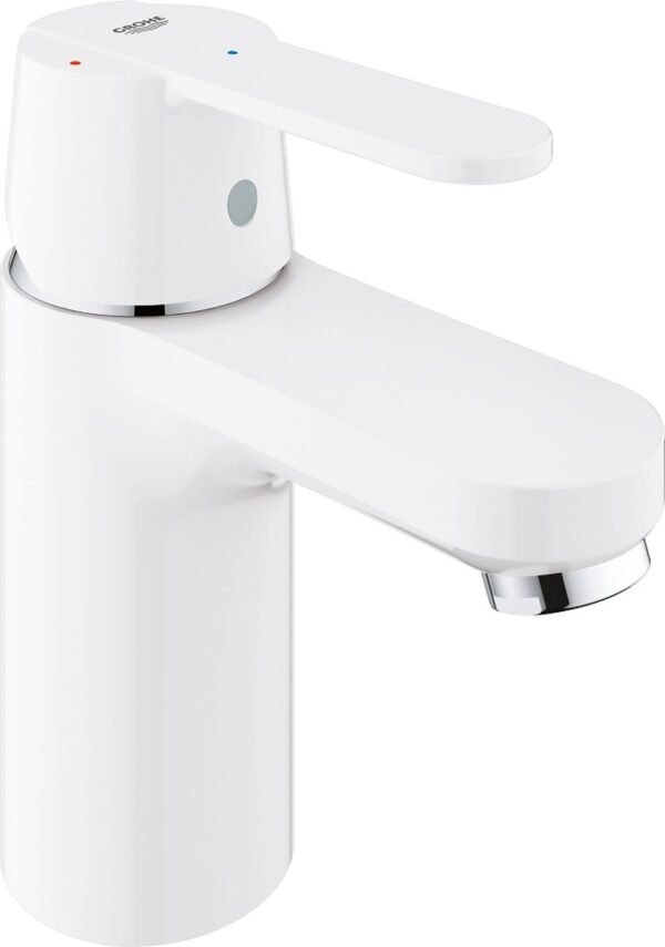 GROHE QuickFix Get Waterbesparende wastafelkraan - Waterbesparend - push open waste - wit - 23586LS0