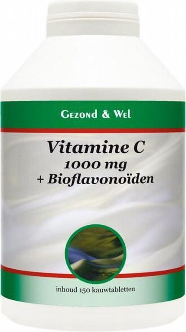 G&W Vitamine C 1000 mg + Bioflavonoïden 150 Kauwtabletten
