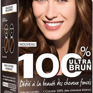 Garnier - 100% Ultra Brun - Coloration Permanente Châtain - Le Châtain Doré 4.3