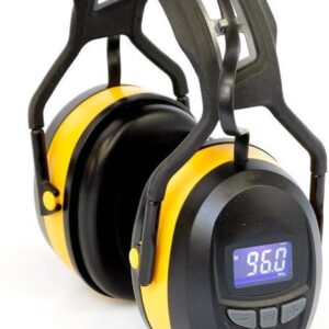 Gehoorbeschermer - Digitale radio / Bluetooth / MP3 - geel.