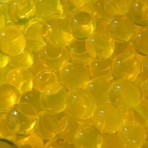 Gele water parels 10-12 mm (1 doos)