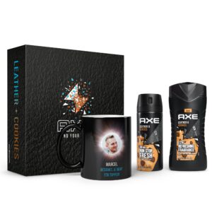 Gepersonaliseerde Axe geschenkset - Bodywash & deodorant + magic mok - L&C