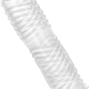 Gestructureerde penisschede, 14 cm