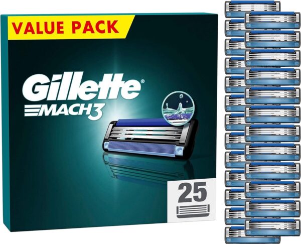 Gillette Mach3 Scheermesjes - 25 Navulmesjes