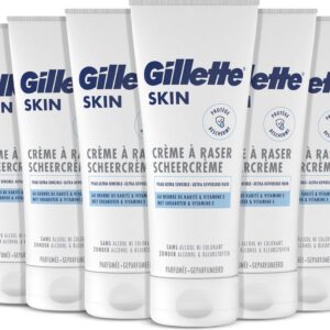 Gillette SKIN - Scheercrème - Ultra Gevoelige Huid - Voordeelverpakking 6 x 175 ml