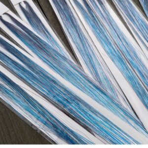 Glittertinsels - Multi Blue - Fuchsia - Silver - Haaraccessoires - Glitter
