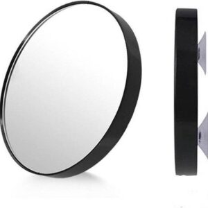 Go Go Gadget - "Luxe 10x Vergroot Make-up Spiegel - Jumada - Rond, Zwart, Met Zuignappen"