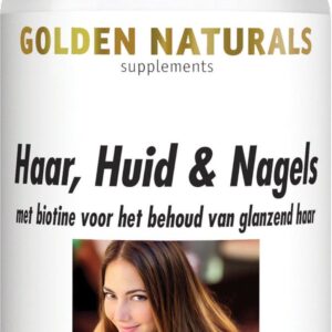 Golden Naturals Haar, Huid & Nagels (120 vegetarische capsules)
