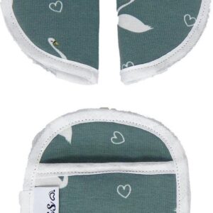 Gordelbeschermer voor Baby - Universele Gordelhoes geschikt voor vele merken - Gordelkussen voor Autostoel Groep 0 - Zwaan Mint