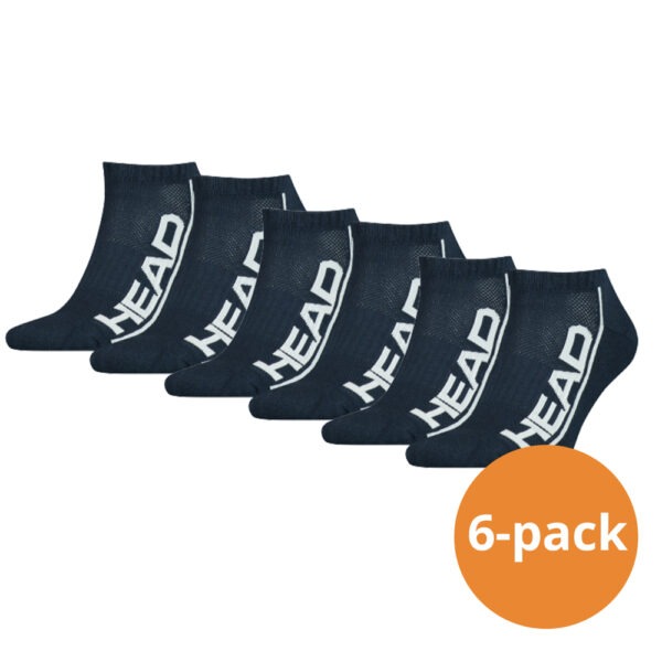 HEAD Sneakersokken Performance 6-pack Navy-35/38