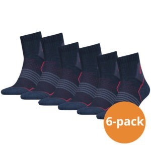 HEAD Sokken Hiking Quarter 6-pack Unisex Pink / Blue-43/46
