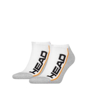 HEAD Sokken Stripe Performance Sneaker 2-pack white/grey