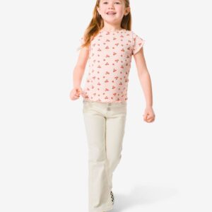 HEMA Kinder Jeans Flared Gebroken Wit (gebroken wit)