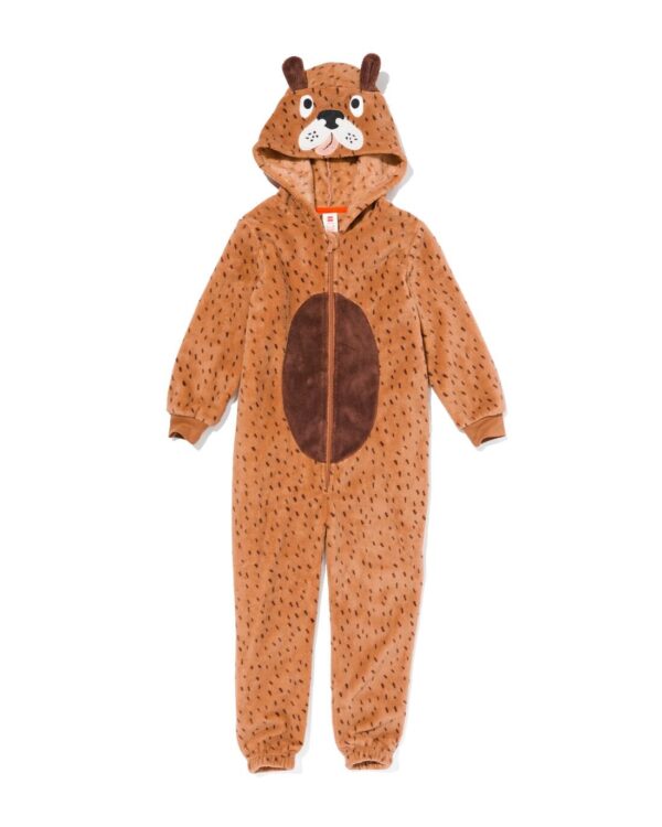 HEMA Kinder Onesie Hond Bruin (bruin)