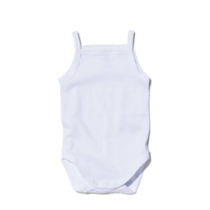 HEMA Romper Organic Katoen Stretch - 2 Stuks Wit (wit)