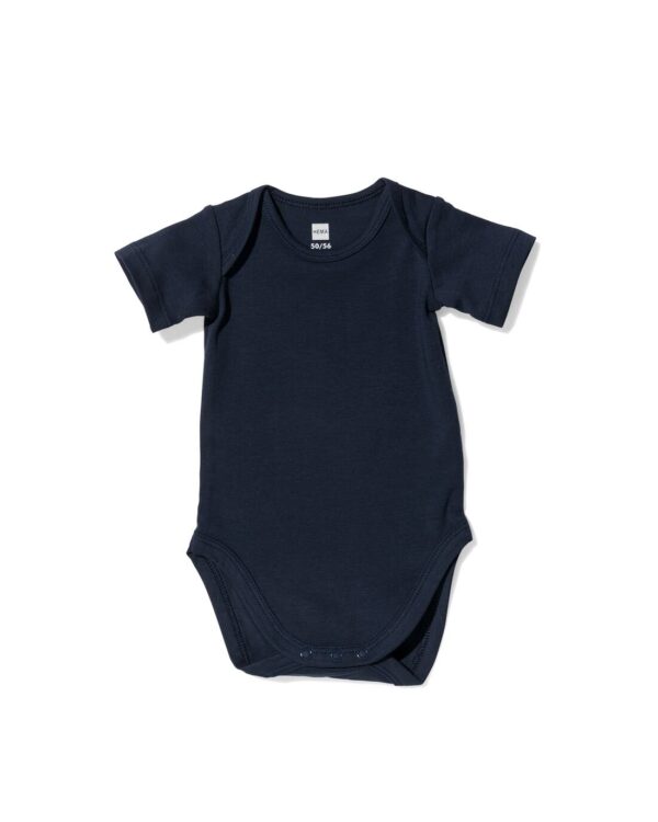 HEMA Romper Organic Katoen Stretch Donkerblauw (donkerblauw)