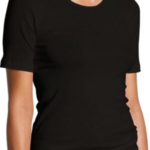 HL-tricot dames T-shirt korte mouw Timeless - M - Zwart