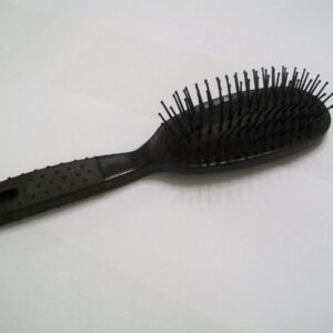 Haarborstel, zwart - stevig - 22cm
