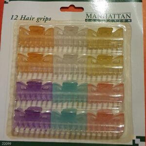 Haarklemmetjes - Manhattan - Set 12 stuks - 3.5 x 1 x 1.5 cm