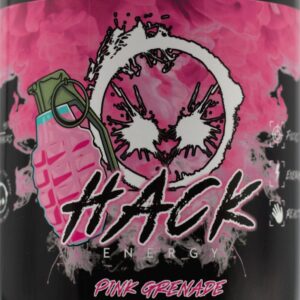 Hack Energy Pink Grenade - Gaming fuel - Suiker Vrij - Gaming Drink - Roze limonademaak - Bewezen Ingrediënten - 40 servings