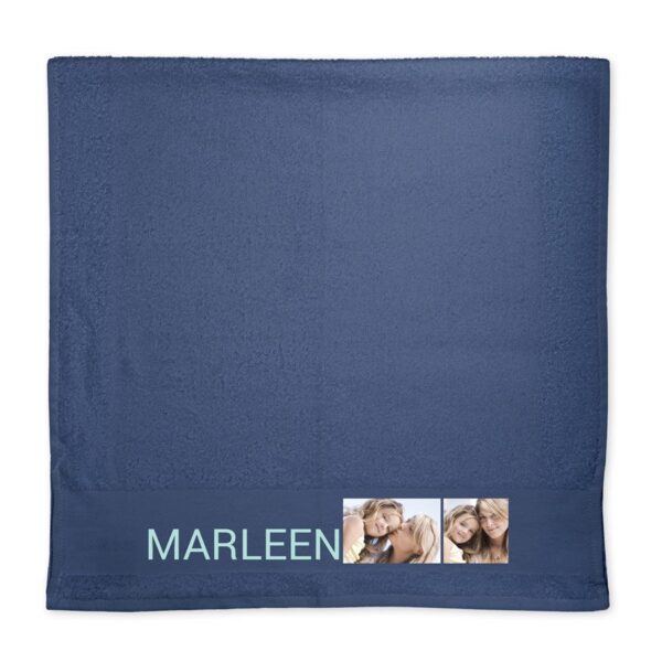 Handdoek bedrukken - Navy