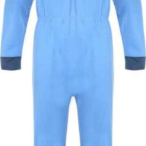 Hansop pyjama rugrits L (blauw)