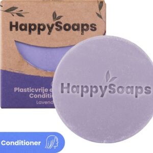HappySoaps Conditioner Bar - Lavendel Bliss - Verzachtend, Kalmerend en Verzorgend - 100% Plasticvrij, Vegan & Natuurlijk - 65gr
