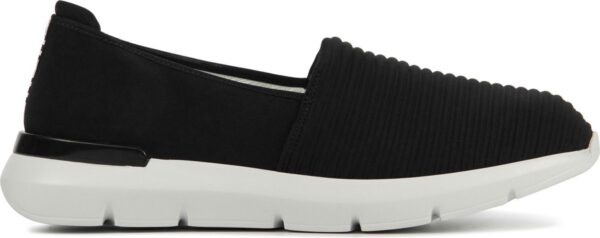 Hassia Instappers Dames - Instapschoenen / Damesschoenen - Canvas - 301327 - Zwart - Maat 37