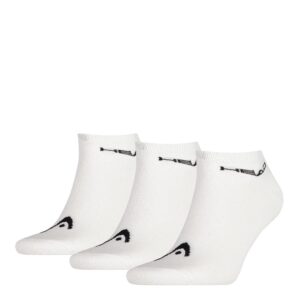 Head 3-pack Unisex Sneaker Sock White-39-42