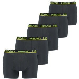 Head Boxershorts 5-pack Phantom / Lime Punch-XL