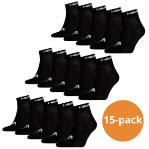 Head Quarter sokken 15-pack Zwart-43/46