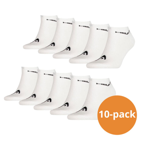 Head Sneaker sokken 10-pack Wit-35/38