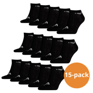 Head Sneaker sokken 15-pack Zwart-35/38