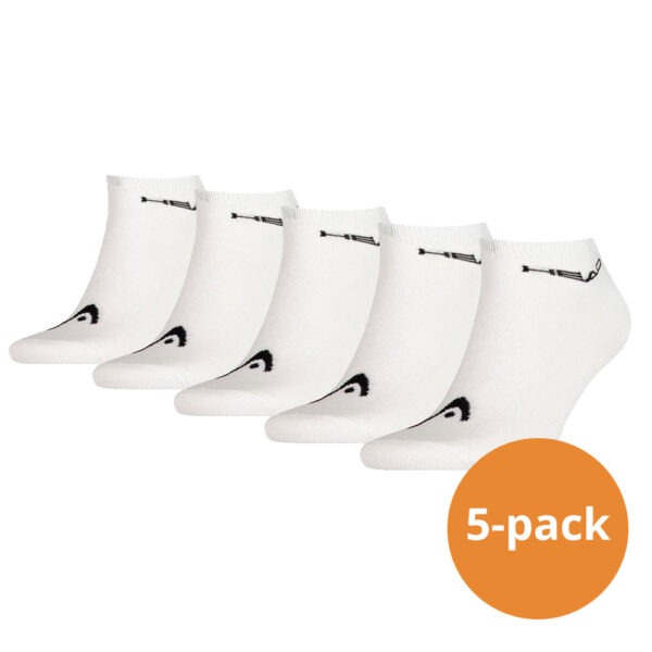 Head Sokken Sneaker 5-pack Wit