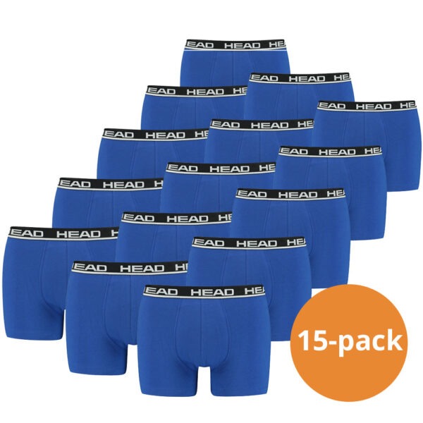 Head boxershorts Blue/Black15-Pack-S