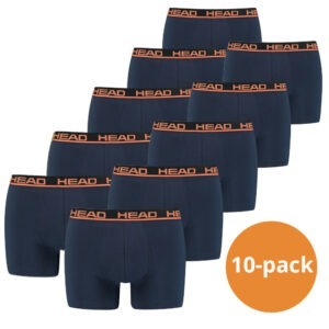 Head boxershorts Orange/Peacoat 10-Pack-L