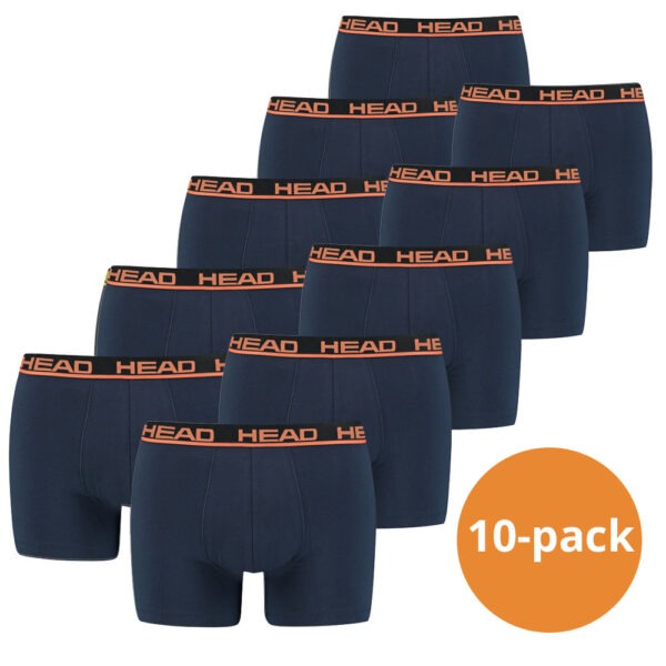 Head boxershorts Orange/Peacoat 10-Pack-M