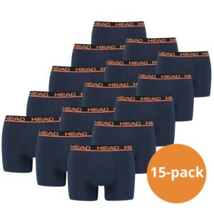 Head boxershorts Orange/Peacoat 15-Pack-L
