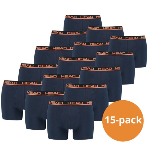 Head boxershorts Orange/Peacoat 15-Pack-XL