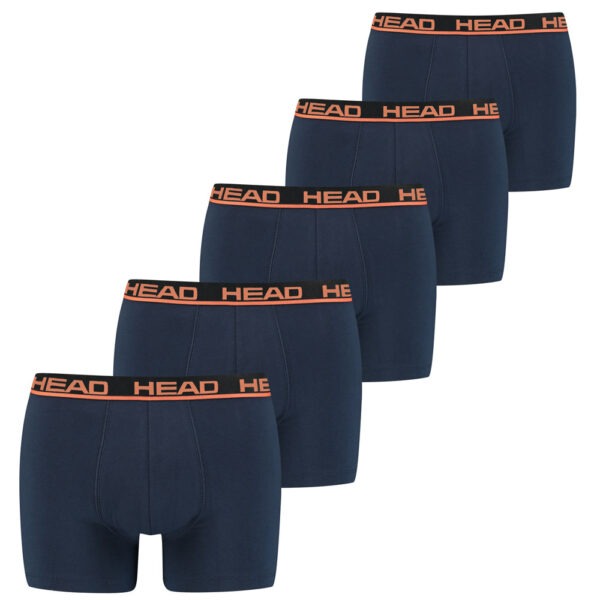 Head boxershorts Orange/Peacoat 5-Pack-M