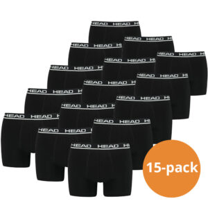 Head boxershorts black 15-Pack-M
