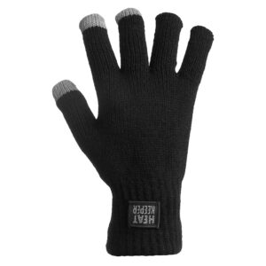 Heat Keeper Thermo Handschoenen Heren met I-Touch Zwart-XXL
