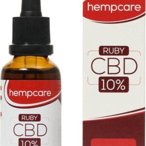Hempcare - CBD Oil Drops - RUBY 10% CBD olie - 30ml - Full Spectrum - Biologisch Hennepzaad