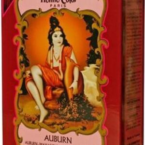 Henna poeder permanente haarkleuring Auburn / donkerrood 100 gram