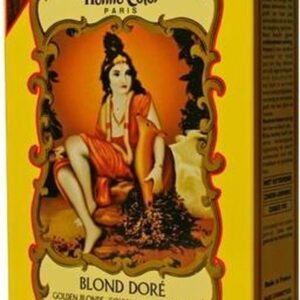Henna poeder permanente haarkleuring Blond Dore / goudblond 100 gram